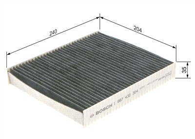 BOSCH 1 987 432 304 Číslo výrobce: R 2304. EAN: 4047024656901.