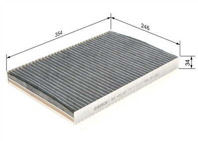 BOSCH 1 987 432 337 Číslo výrobce: R 2337. EAN: 4047023215055.