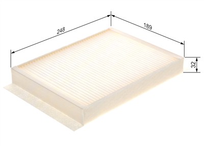 BOSCH 1 987 435 058 Číslo výrobce: M 5058. EAN: 4047025377607.