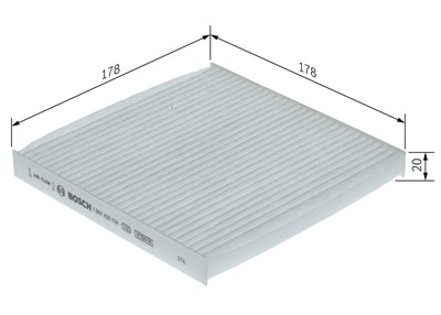 BOSCH 1 987 435 154 Číslo výrobce: M 5154. EAN: 4047023068620.