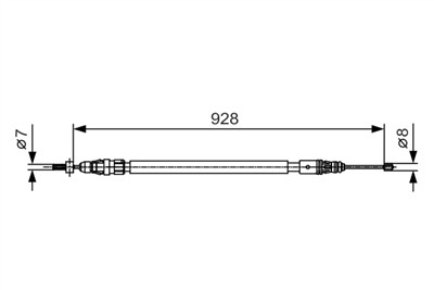 BOSCH 1 987 482 000 Číslo výrobce: BC894. EAN: 4047024250567.