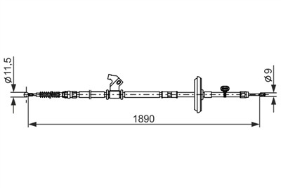 BOSCH 1 987 482 885 Číslo výrobce: BC2885. EAN: 4047026483062.