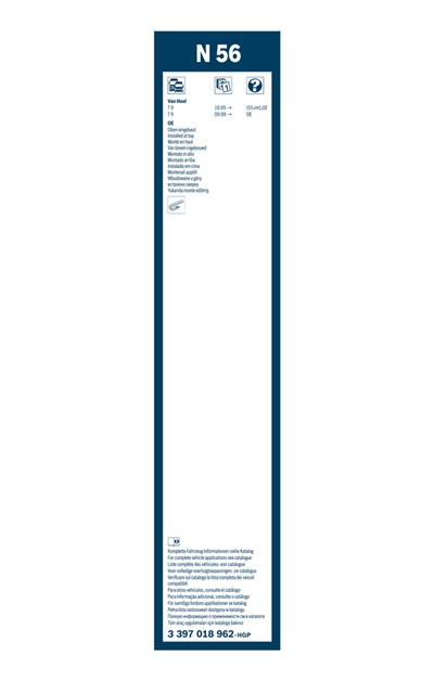 BOSCH 3 397 018 962 Číslo výrobce: N 56. EAN: 4047023049919.