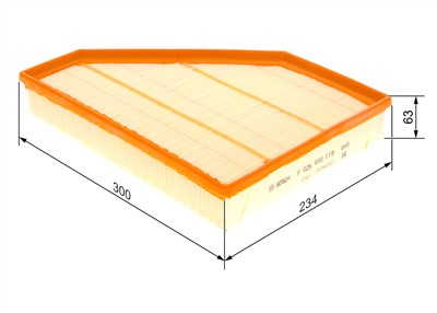 BOSCH F 026 400 119 Číslo výrobce: S 0119. EAN: 4047024713109.