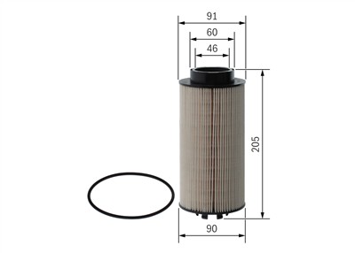 BOSCH F 026 402 033 Číslo výrobce: N 2033. EAN: 4047024374676.