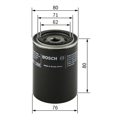 BOSCH F 026 407 005 Číslo výrobce: P 7005. EAN: 4047024148444.