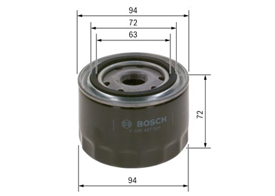 BOSCH F 026 407 024 Číslo výrobce: P 7024. EAN: 4047024287143.
