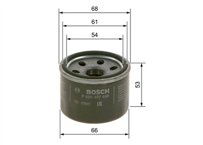 BOSCH F 026 407 050 Číslo výrobce: P 7050. EAN: 4047024374188.