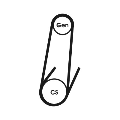 CONTITECH 4PK611 ELAST Číslo výrobce: 4 PK 592. EAN: 4010858543457.
