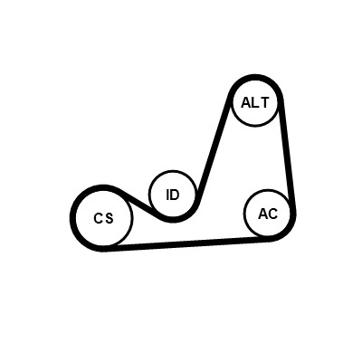 CONTITECH 6PK1075K1 Číslo výrobce: 6 PK 1075. EAN: 4010858994884.