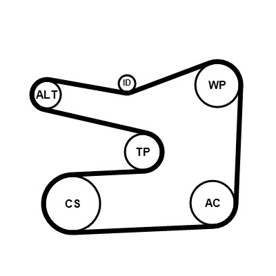 CONTITECH 6PK1635K1 Číslo výrobce: 6PK1635. EAN: 4010858980863.