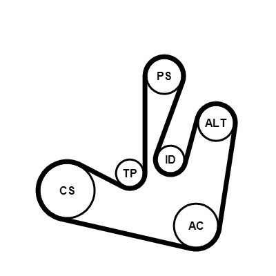 CONTITECH 6PK1750K2 Číslo výrobce: 6PK1750. EAN: 4010858578800.