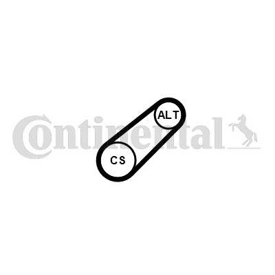 CONTITECH 6PK799 ELAST Číslo výrobce: 6 PK 783. EAN: 4010858460242.