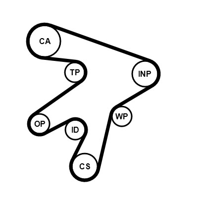 CONTITECH CT1159 Číslo výrobce: CHDR 1628 9,525M 25. EAN: 4051817656542.