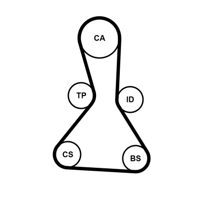 CONTITECH CT1159 Číslo výrobce: CHDR 1628 9,525M 25. EAN: 4051817656542.