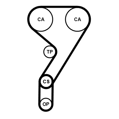 CONTITECH CT1189WP2PRO Číslo výrobce: CT1189. EAN: 4010858996734.