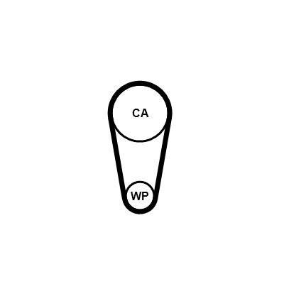 CONTITECH CT1248WP1 Číslo výrobce: CT 1248. EAN: 4010858977771.
