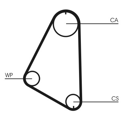 CONTITECH CT526 Číslo výrobce: CT 526. EAN: 4010858849313.