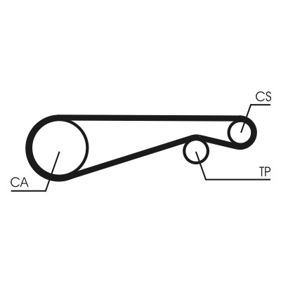 CONTITECH CT653 Číslo výrobce: 349 LA 075 ZZP. EAN: 4010858030568.