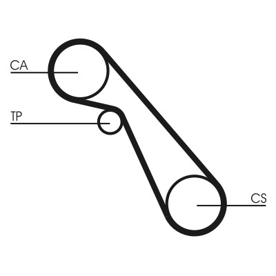 CONTITECH CT703 Číslo výrobce: 371 LAH 075. EAN: 4010858859893.