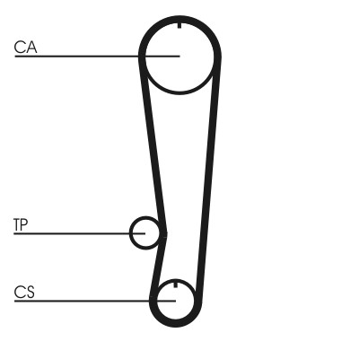 CONTITECH CT808 Číslo výrobce: CT 808. EAN: 4010858021320.