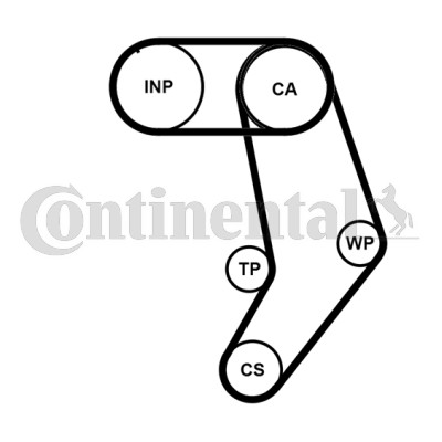 CONTITECH CT939WP10PRO Číslo výrobce: CT 939. EAN: 4010858007560.