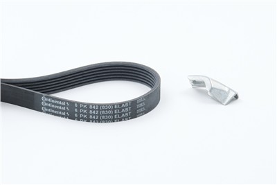 CONTITECH 6PK842 ELAST T1 Číslo výrobce: 6 PK  830. EAN: 4010858455170.