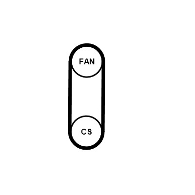 CONTITECH 4PK711 ELAST Číslo výrobce: 4 PK 698. EAN: 4010858543440.