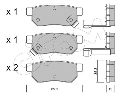 CIFAM 822-170-1 Číslo výrobce: 21312. EAN: 8032747646595.