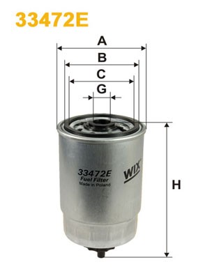 WIX FILTERS 33472E EAN: 5904608334725.