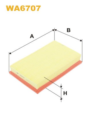 WIX FILTERS WA6707 EAN: 5050026344102.