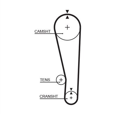 GATES K015268 Číslo výrobce: 5268. EAN: 5414465977039.