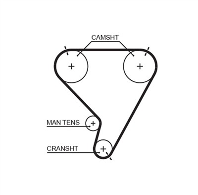 GATES 5448XS Číslo výrobce: 859715448. EAN: 5412571025781.