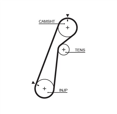 GATES K015478XS Číslo výrobce: 5478XS. EAN: 5414465989735.