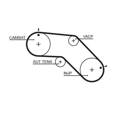GATES 5504XS Číslo výrobce: 859715504. EAN: 5412571025866.