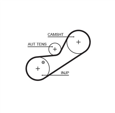 GATES 5546XS Číslo výrobce: 8597-15546. EAN: 5412571996531.