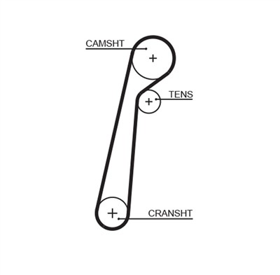 GATES 5652XS Číslo výrobce: 859715652. EAN: 5414465955389.