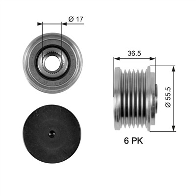 GATES OAP7049 Číslo výrobce: 7789-10013. EAN: 5414465895333.