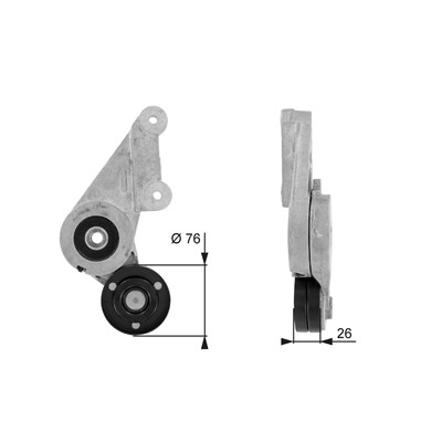 GATES T38304 Číslo výrobce: 780821204. EAN: 5414465396953.