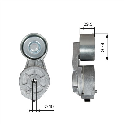 GATES T38707 Číslo výrobce: 7808-26107. EAN: 5414465464096.