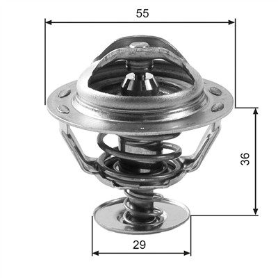 GATES TH12283G2 Číslo výrobce: 7412-10249. EAN: 5414465115141.