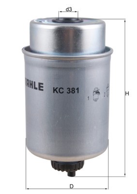 KNECHT KC 381 Číslo výrobce: 72408552. EAN: 4009026958520.