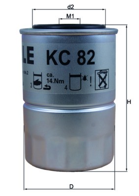 KNECHT KC 82D Číslo výrobce: 79631359. EAN: 4009026066645.