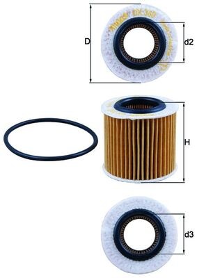 KNECHT OX 360D Číslo výrobce: 76825855. EAN: 4009026502785.