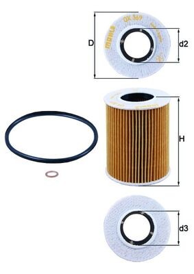 KNECHT OX 369D Číslo výrobce: 70345846. EAN: 4009026509913.