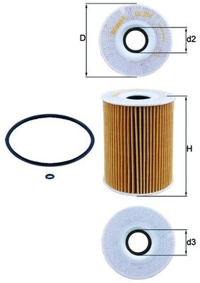 KNECHT OX 254D1 Číslo výrobce: 70316361. EAN: 4009026507797.