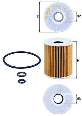 KNECHT OX 422D Číslo výrobce: 70529479. EAN: 4009026766538.