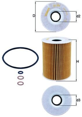 KNECHT OX 254D2 Číslo výrobce: 70353371. EAN: 4009026511282.