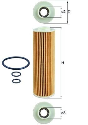 KNECHT OX 183/5D Číslo výrobce: 70567863. EAN: 4009026885208.