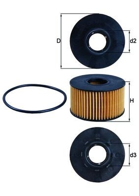 KNECHT OX 191D Číslo výrobce: 78463143. EAN: 4009026107171.